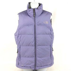 The North Face Womens Purple Goose Down Puffer Vest 700 FIll Power Size S